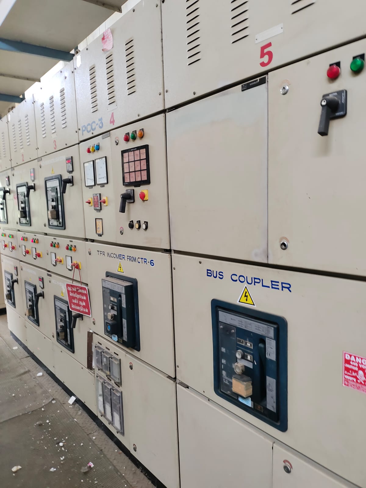 Substation Control Panel Installation 15