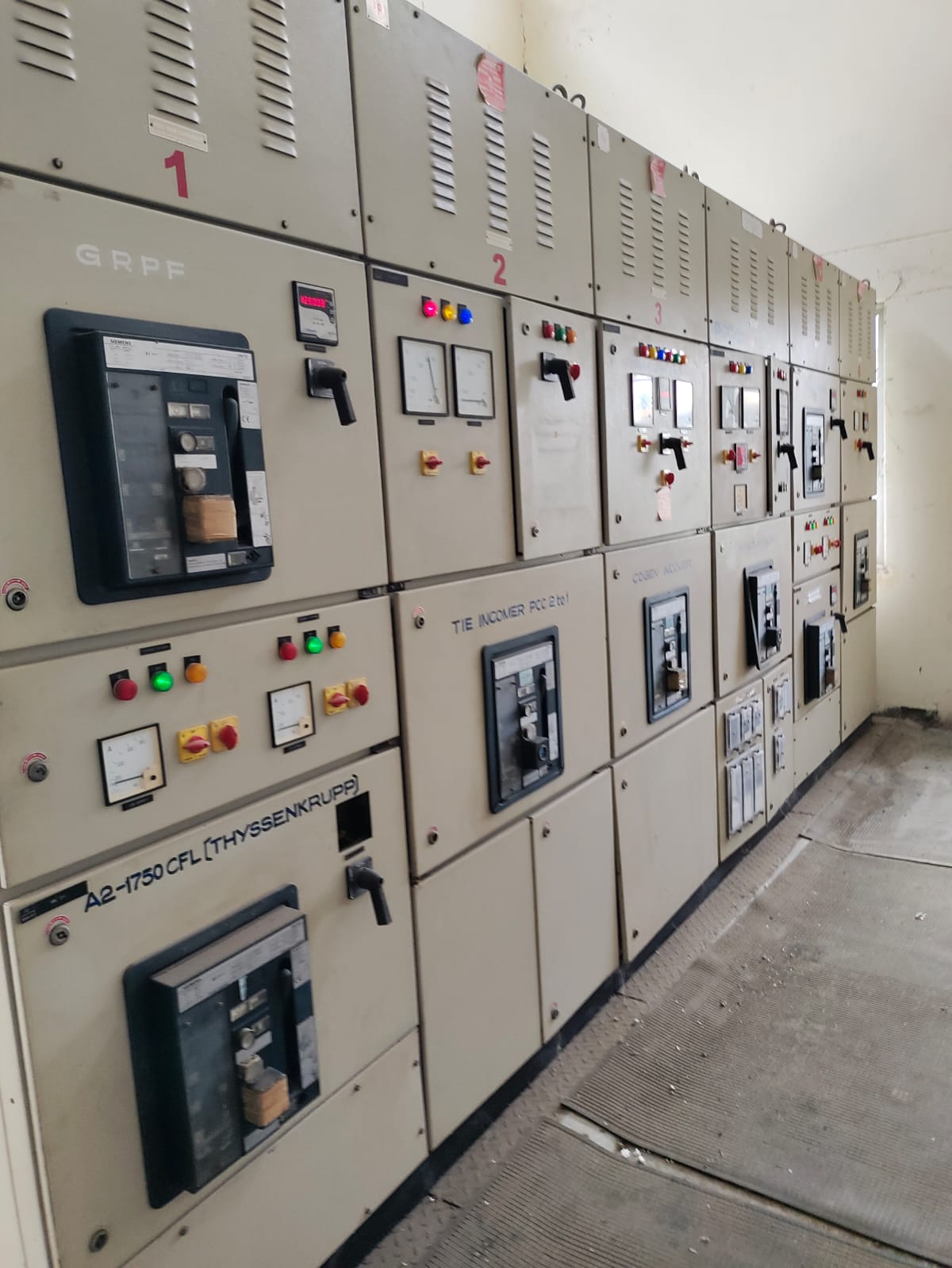 Substation Control Panel Installation 26